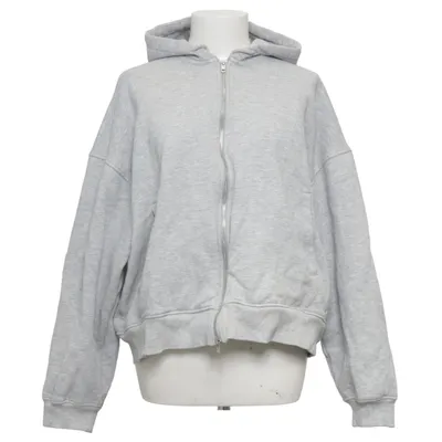 Hoodie (Gray) from Weekday Polyester, Viscose, Cotton