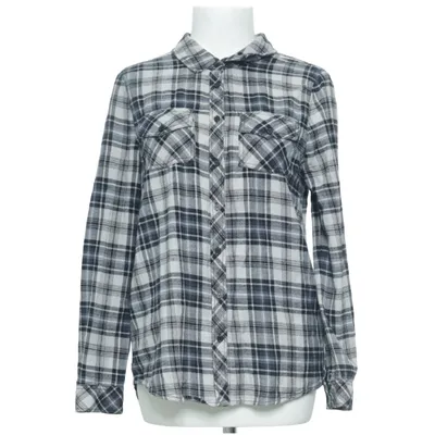 Chemise en flanelle (Noir, Blanc, Gris) de Supré Coton