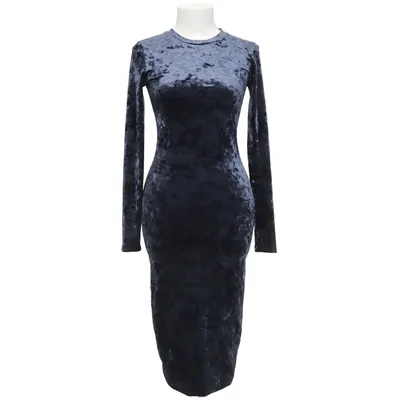 Jurk (Blauw) van Carin Wester Elastaan, Polyester