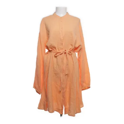 Skjortekjole (Orange) fra ONLY Blue Denim Bomuld