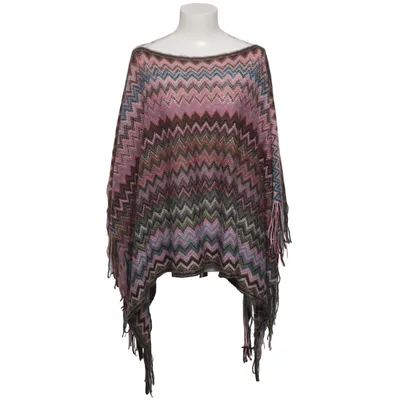 Poncho (Pink, Green, Multicolored)