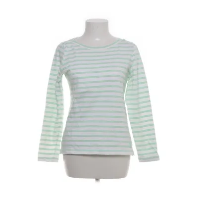 Långärmad t-shirt (Vit, Grön) från Comma Bomull