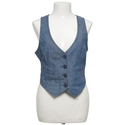 Spijker gilet (Blauw) van H&M Katoen, Elastaan