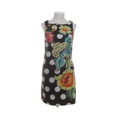 Kjole (Sort, Flerfarvet) fra Desigual Elastan, Polyester