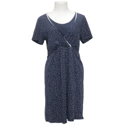 Robe d'allaitement (Bleu, Blanc) de Nightwear Élasthane, Polyamide