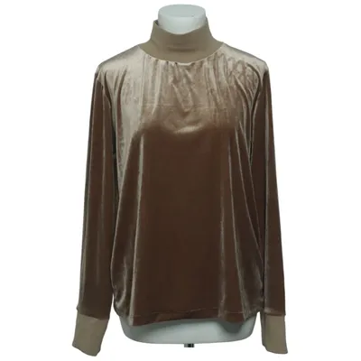 Long sleeve T-shirt (Beige) from Milook Elastane, Polyester