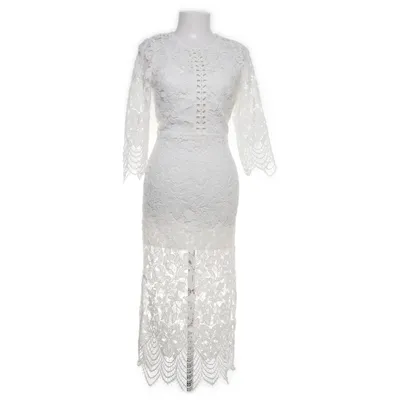 Maxi dress (White) from Dark Pink Polyester