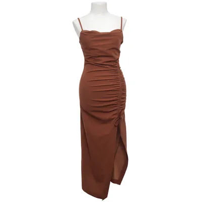 Klänning (Brun) från Emory Park Elastan, Polyester