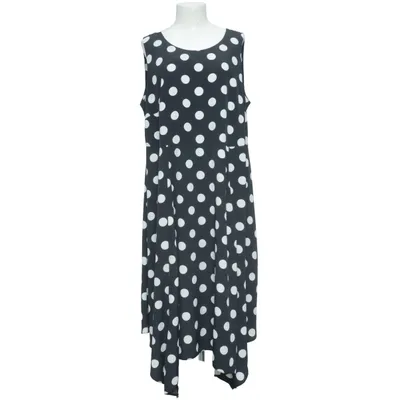 Dress (Black, White) from Evans Polyester