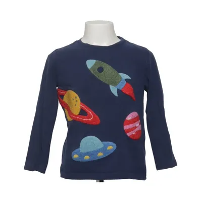 Lange mouwen shirt (Blauw, Meerkleurig) van Mini Boden Katoen