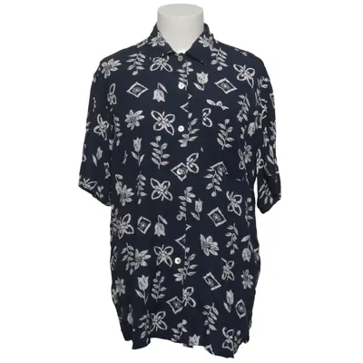 Chemise à manches courtes (Bleu, Blanc) de Miss H Express