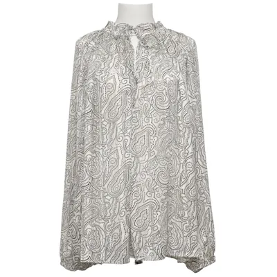 Bluse (Blau, Mehrfarbig) von H&M Polyester