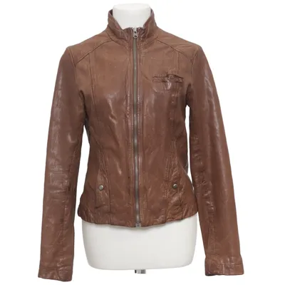 Leren jack (Bruin) van Marc O'Polo Leer, Polyester
