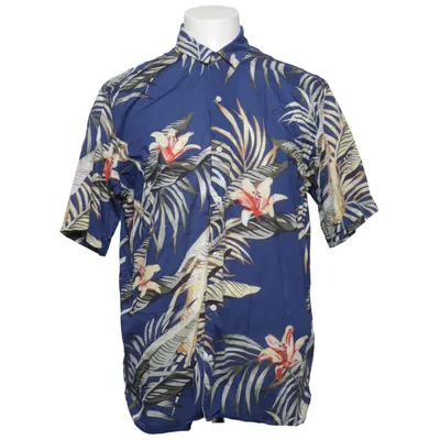 Kortärmad skjorta (Blå, Flerfärgad) från Originals by Jack & Jones Ekologisk bomull