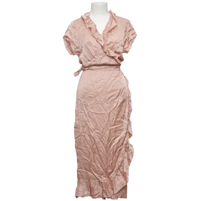 Slå-om-kjole (Beige, Pink) fra Coster Copenhagen Viscose