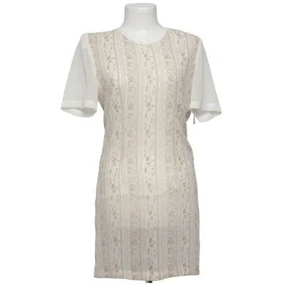 Dress (Beige, White) from Klaus Dilkrath