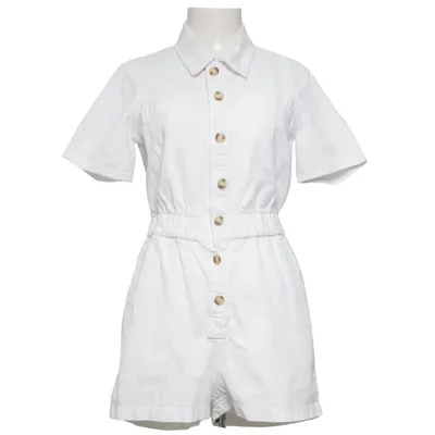 Jumpsuit (White) from Zara Cotton