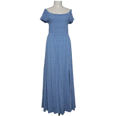 Maxi jurk (Blauw, Wit) van Blind Date Viscose