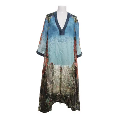 Maxi jurk (Blauw, Meerkleurig) van H&M Conscious Collection Exclusive Zijde