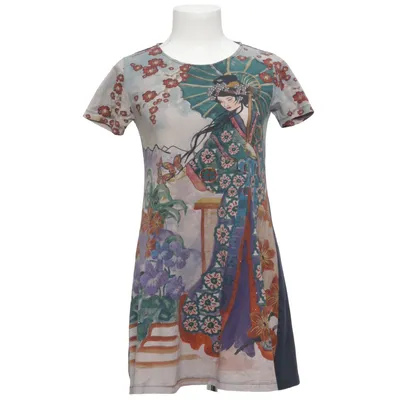 Dress (Multicolored) from Desigual Cotton, Elastane