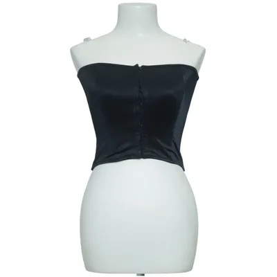 Corrigerende top (Schwarzes Corsagen-Top trägerlos Gr. 42 / L, elastisch (Nice Size) Corsage) van Nice Size Elastaan, Polyamide