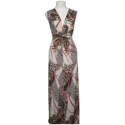 Robe longue (Blanc, Rose, Marron) de Leana Mode Polyester
