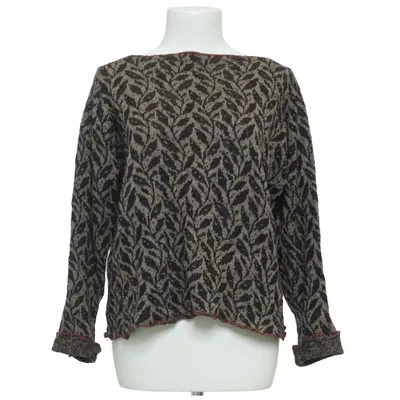 Strickpullover (Braun, Schwarz) von Pernilla Svenre Merinowolle