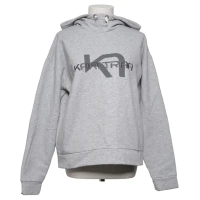 Sweat à capuche (Gris) de Kari Traa Coton, Élasthane, Polyester