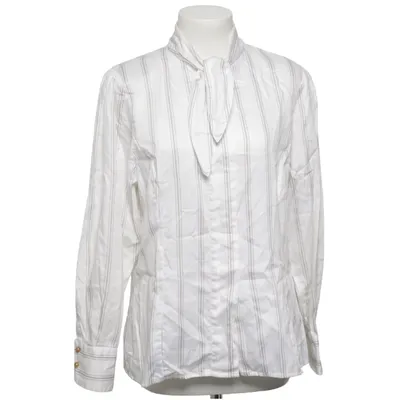 Blouse (White, Beige) from Stenströms Cotton