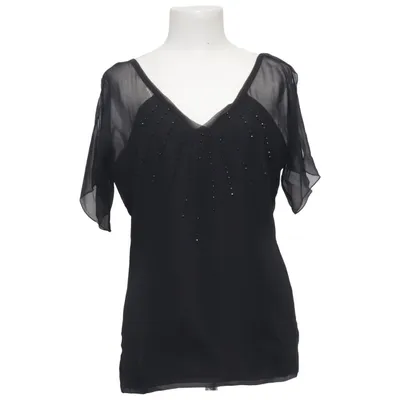 Top (Black) from Merrytime Polyester, Silk