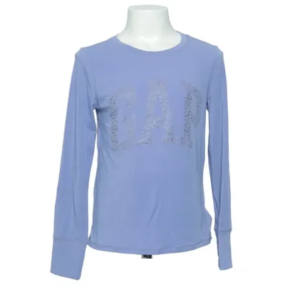 Långärmad t-shirt (Blå) från Gap Fit Elastan, Lyocell, Polyester