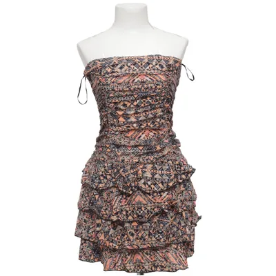 Jurk (Zwart, Oranje, Beige, Meerkleurig) van Blind Date Casual Polyester, Viscose