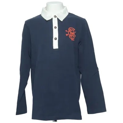 Rugby shirt (Blue, White) from Cyrillus Cotton