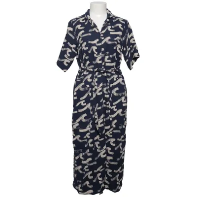 Omlottklänning (Blå, Beige) från Dedicated Bomull