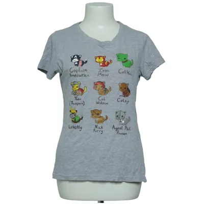 T-shirt (Gris, Multicolore) de Stars & Stripes Coton