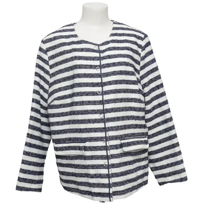 Blazer (Bleu, Blanc) de Paola! Acrylique, Coton, Polyester