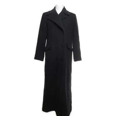 Coat (Black) from Cappuccini Polyamide, Polyester, Wool
