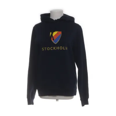 Huvtröja (Blå) från DIF Ekologisk bomull, Återvunnen polyester