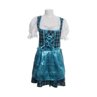 Dirndl (Blue, Multicolored) from Deiters Polyester, Viscose, Cotton