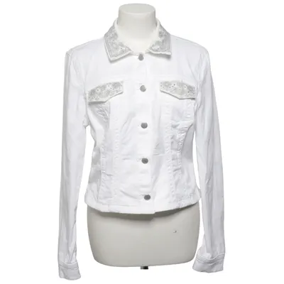 Denim jacket (White) from Concept K Cotton