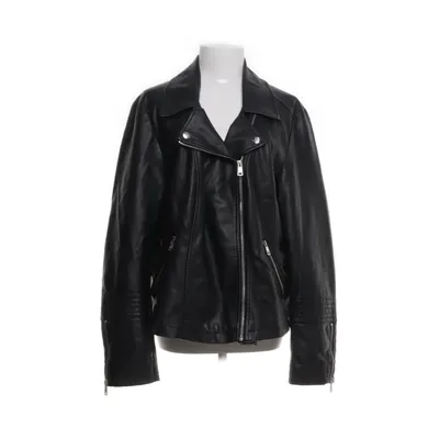 Bikerjack (Zwart) van ONLY Carmakoma Polyurethaan, Viscose