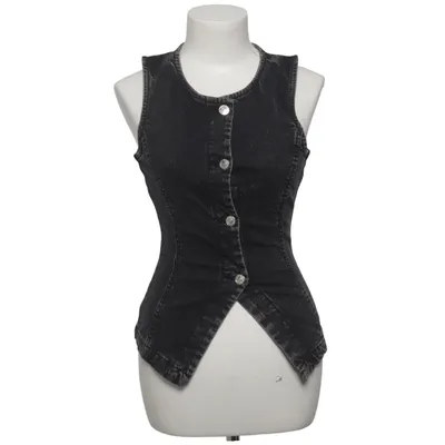 Gilet en jean (Gris) de Perfect Jeans Coton, Élasthane