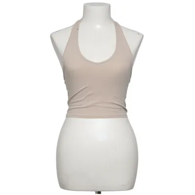 Halter neck top (Beige) from Divided by H&M Cotton, Elastane