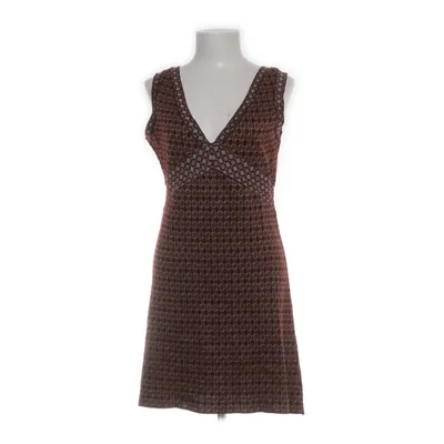 Jurk (Bruin, Meerkleurig) van Zara Knit Acryl, Polyester, Viscose
