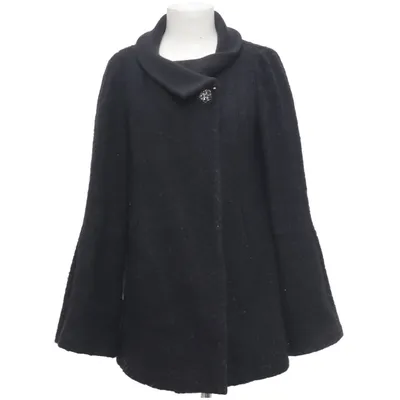 Manteau (Noir) de Rebecca Taylor Acétate, Coton, Polyamide, Laine