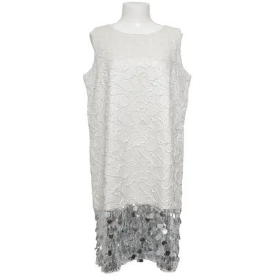 Cocktailjurk (Wit, Zilver) van Bruuns Bazaar Elastaan, Polyester, Viscose