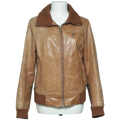 Leather jacket (Brown) from Rock'n Blue Leather, Polyester