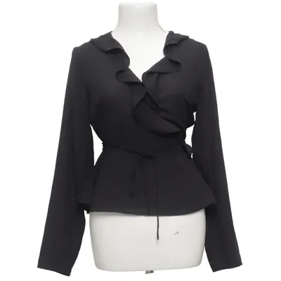 Wrap blouse (Black) from Envii Polyester