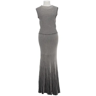 Robe longue (Noir, Beige) de Lindex Coton