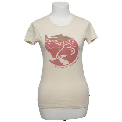T-shirt (Beige, Röd) från Fjällräven Bomull